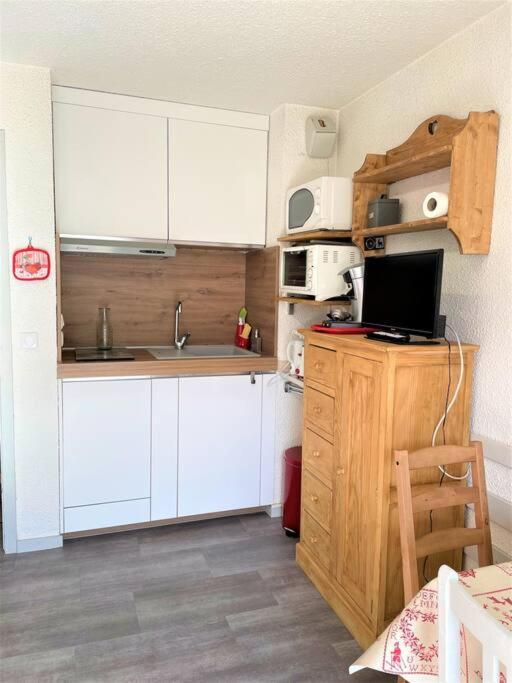 Charmant Studio + Jardin Vue Pistes Et Local Velo Praz-sur-Arly Exterior foto